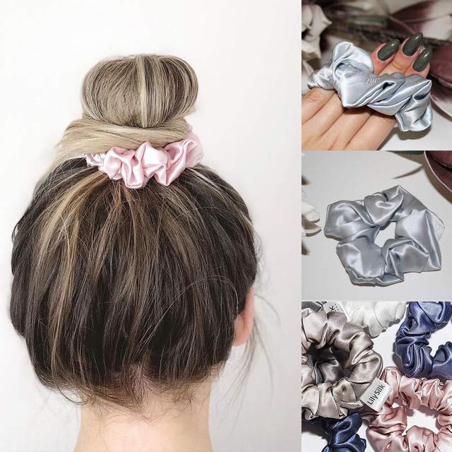 Silk Hair Ties and Curling Bands with Mulberry Silk