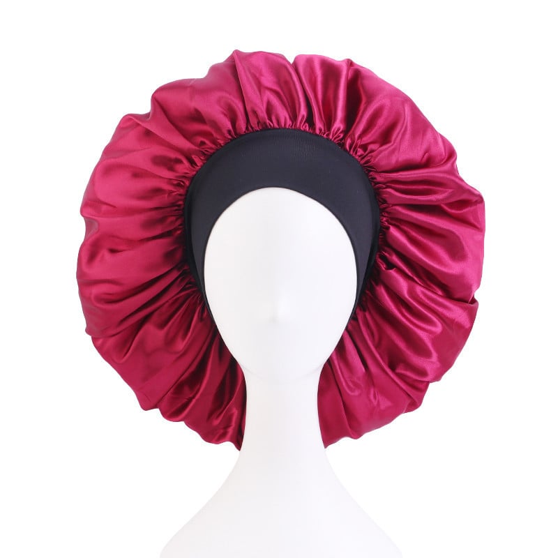 Wide Brimmed Solid Stretch Nightcap